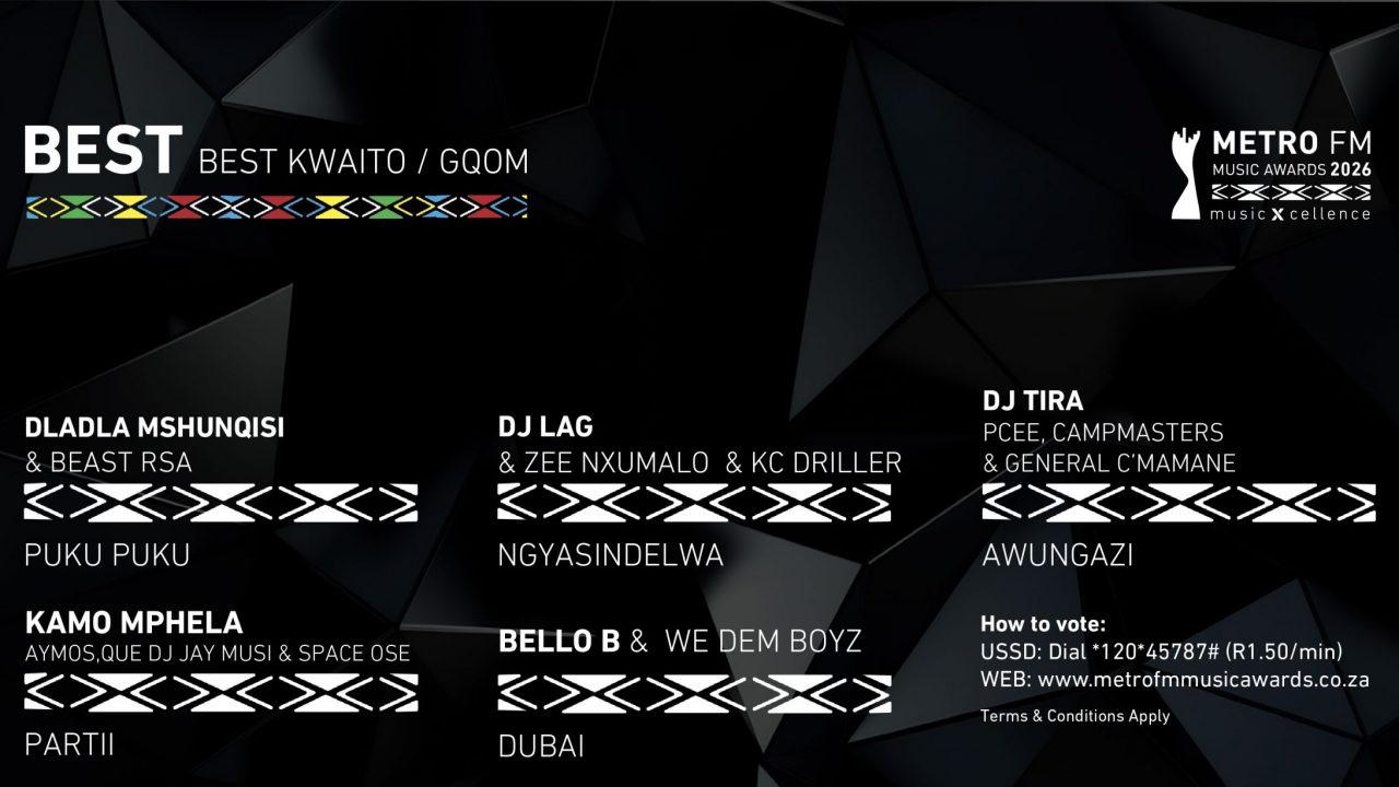 Best Kwaito/Gqom Song