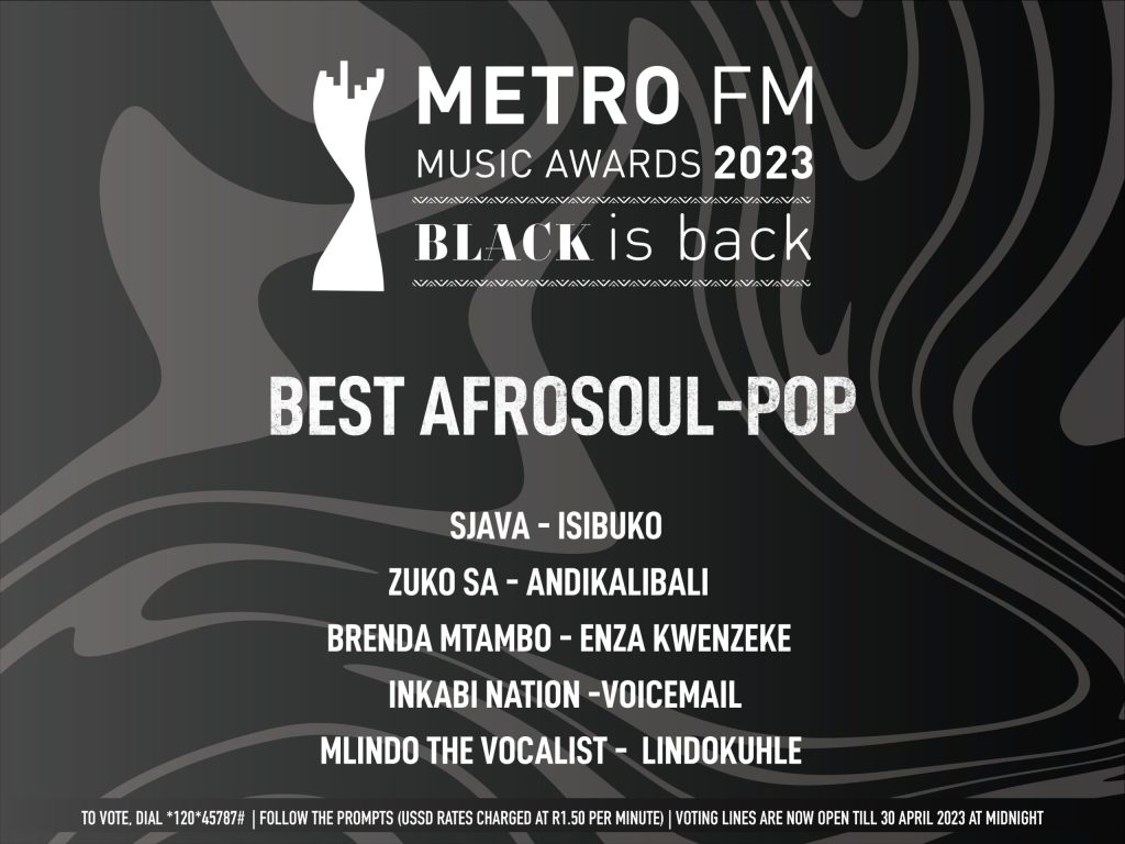 Best AfroSoul / Pop Category
